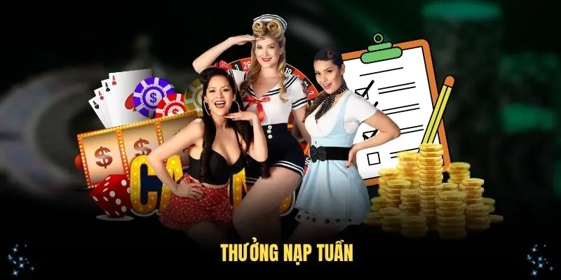 Thưởng Nạp Tuần - Ưu Đãi Hấp Dẫn Cho Hội Viên Tại AU88